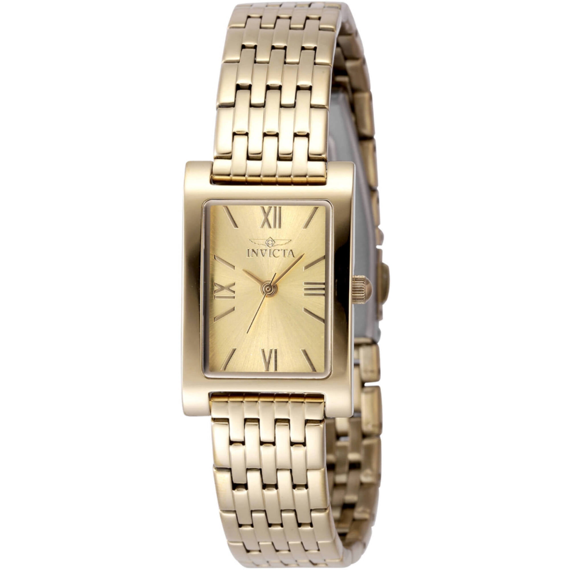Invicta 48147 Women's Angel Quartz Gold Brass Dial Bracelet Watch ...