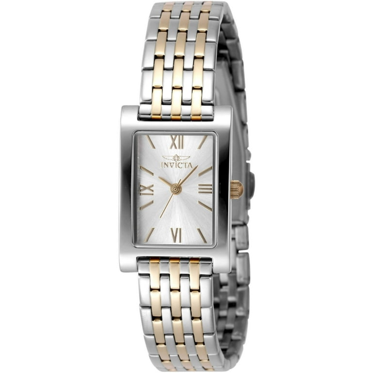 EpiphoneWILDCAT アンテークアイボー ゴールドラメ　ビンデング Invicta 48148 Women's Angel Quartz Two Tone Steel Bracelet Watch