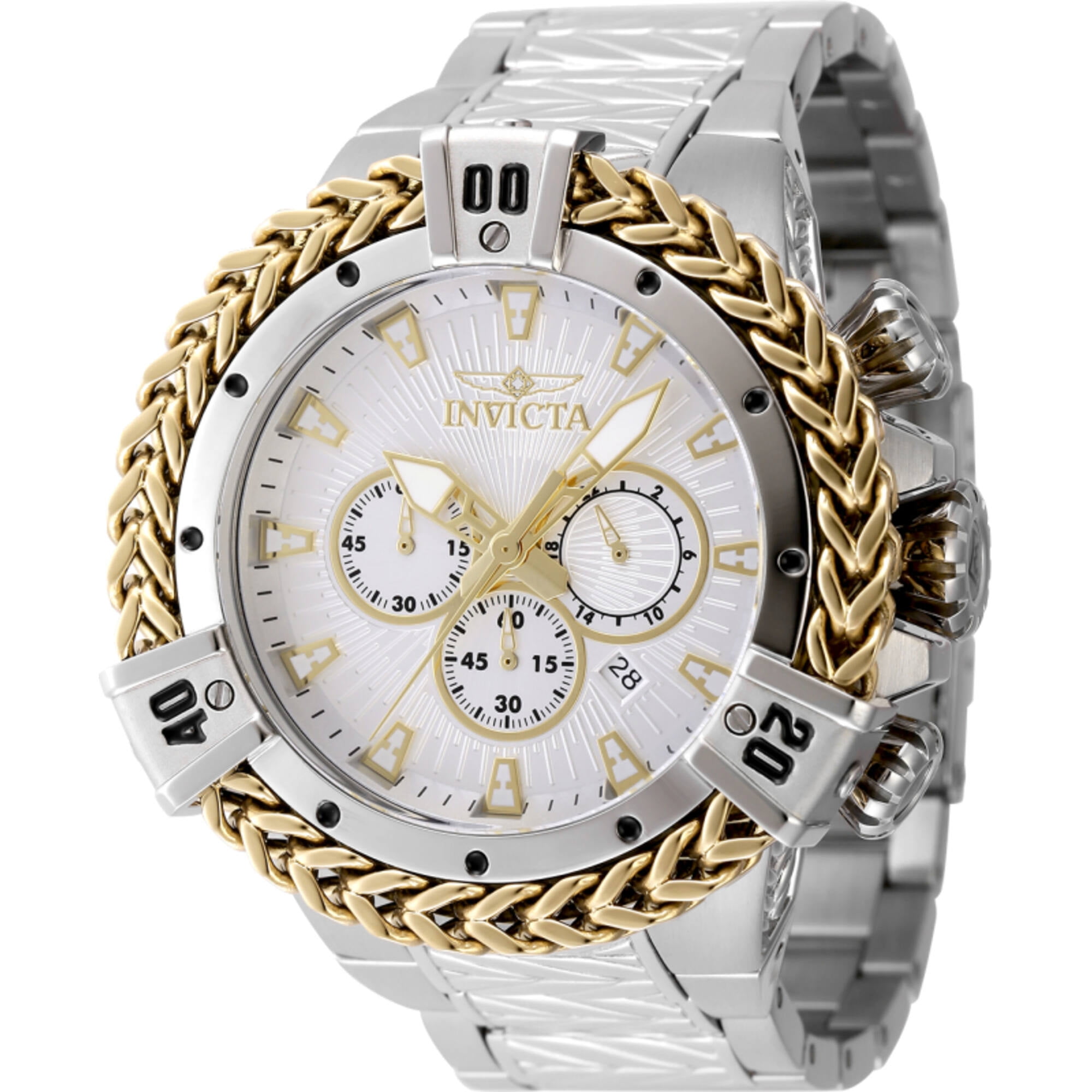 Invicta 48156 Men's Bolt Chronograph Silver Dial Bracelet Watch