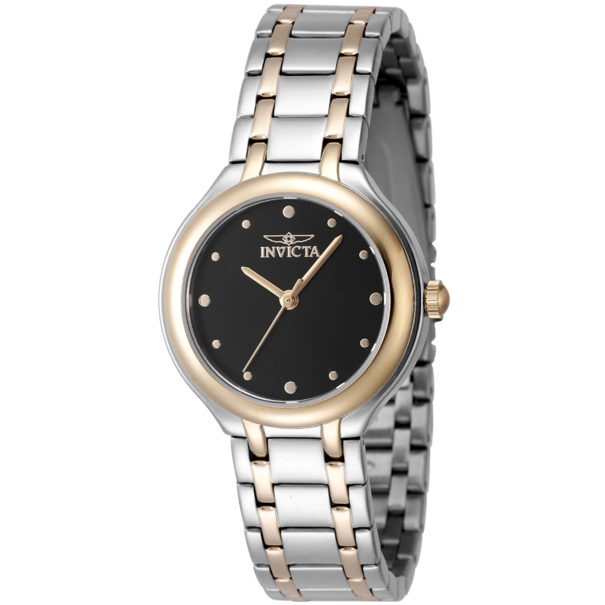 NEW✨ Invicta Wildflower Quartz Crystal Women’s Watch 32mm Gold Black Invicta Watch Wildflower 46346 - Official Invicta Store  main image 3