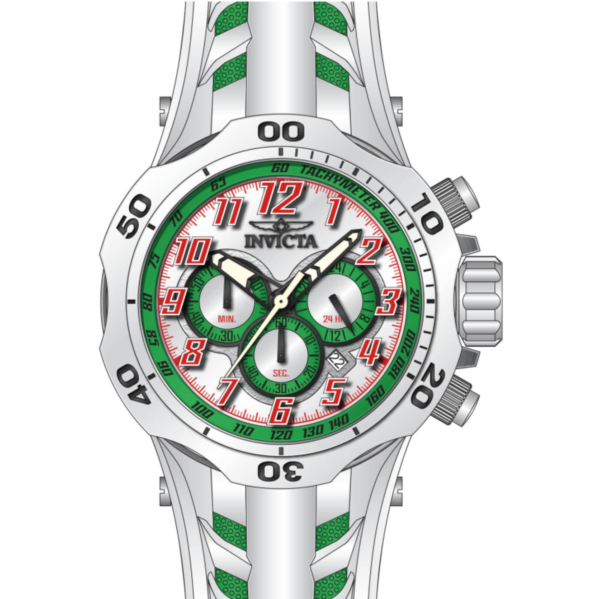 Invicta Venom Hydra Chronograph GMT Quartz Men's Watch 48239