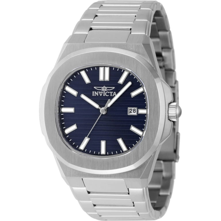 Invicta Silver Watch with Blue Accents INVICTA Angel Blue and Silver Pearls Dial 40 Mm Elegant  main image 2