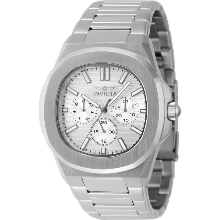 Invicta 48324 Men's Speedway Silver Dial Steel Bracelet Watch