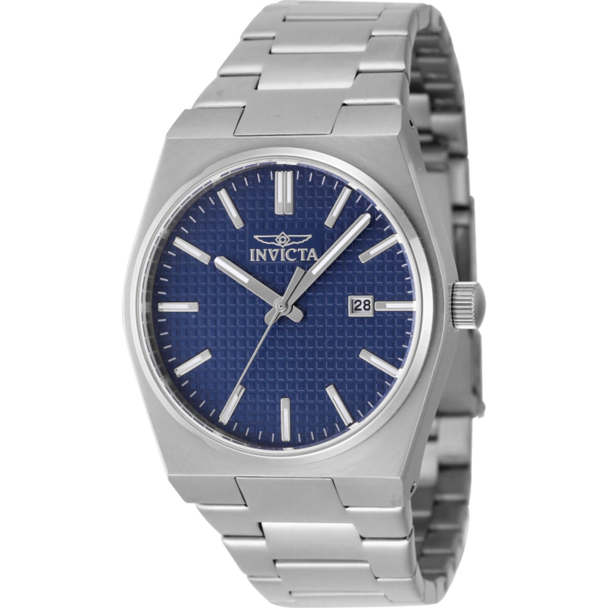 Invicta 48390 Men's Speedway Blue Dial Silver Steel Bracelet Watch