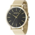 thumbnail image 1 of Invicta 48845 Women's Angel Black Dial Yellow Gold Bracelet Watch, 1 of 2