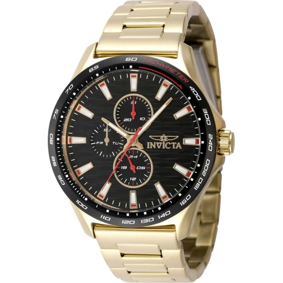 Invicta 48871 Men's Invicta Racing Black Dial Bracelet Watch