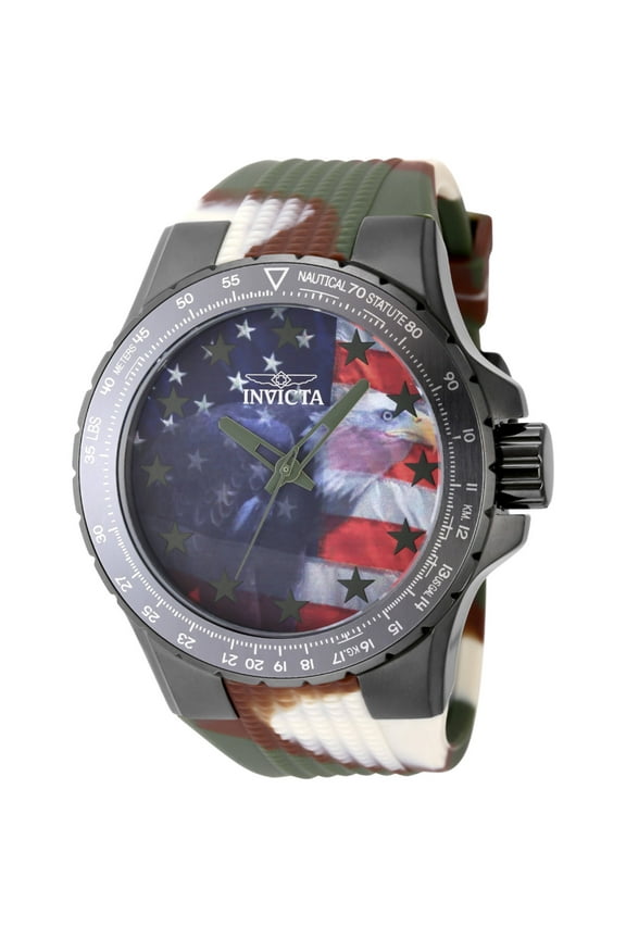 Aviator Red and White and Blue Dial Men's Watch 48956