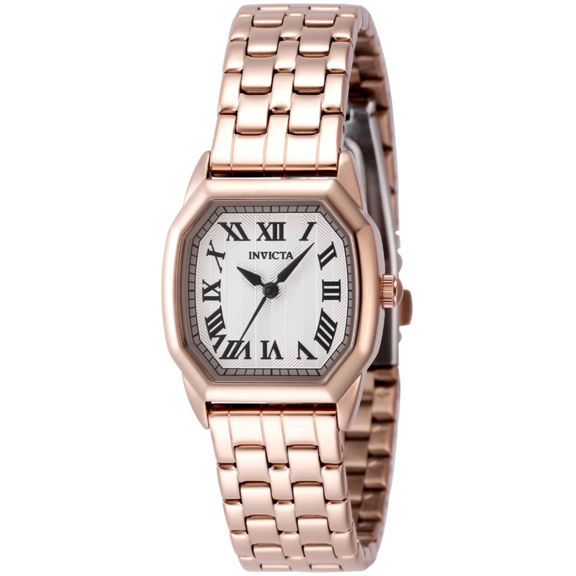 Invicta Rose Gold Watch with Roman Numerals New Stunning Invicta Rose Gold With Crystals Ladies Quartz  main image 4