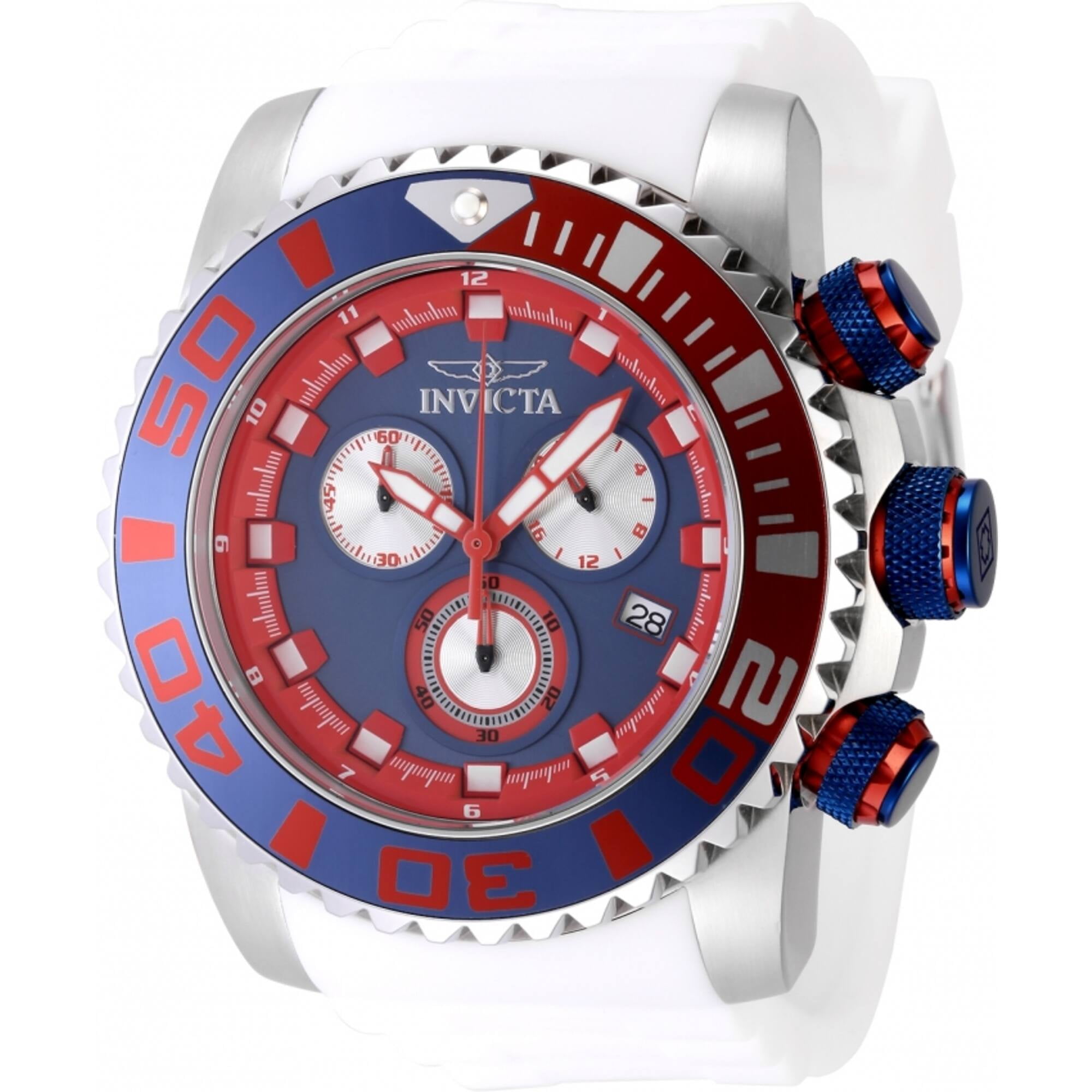 Invicta Sea Hunter Chronograph GMT Quartz Blue Dial Men's Watch 48989