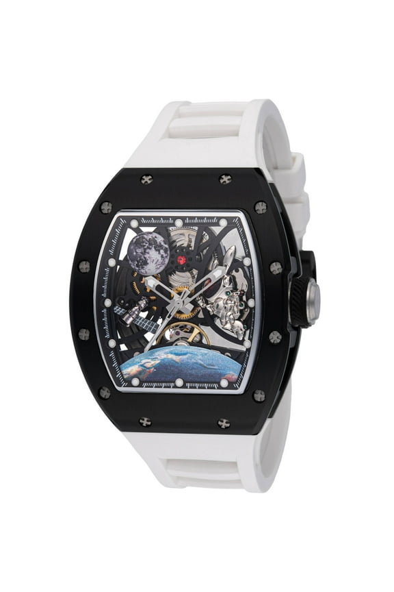 49010 Men's S1 Rally Interstellar Chrono White Strap Watch