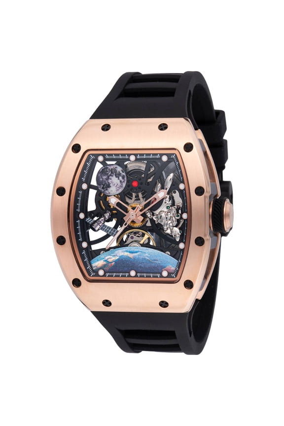49011 Men's S1 Rally Interstellar Chrono Black Strap Watch