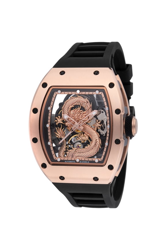 49014 Men's S1 Rally Dragon Edition Black Strap Watch