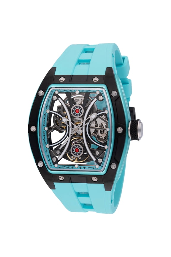 49019 Men's S1 Rally Automatic Light Blue Strap Watch