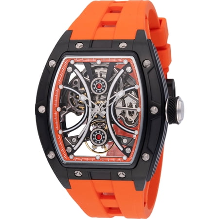 Invicta 49020 Men's S1 Rally Automatic Orange Rubber Strap Watch