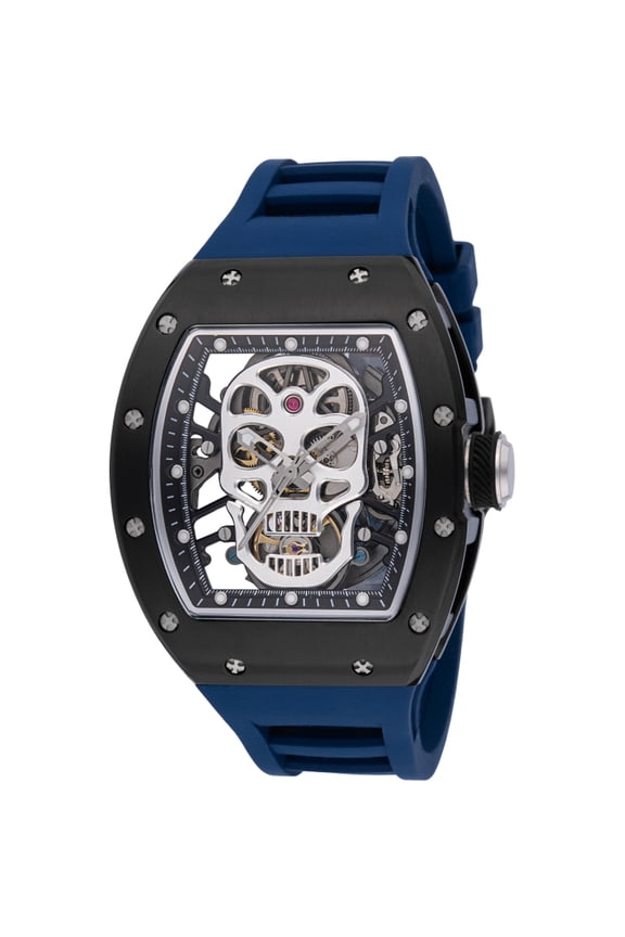 49023 Men's S1 Rally Automatic Blue Rubber Strap Watch