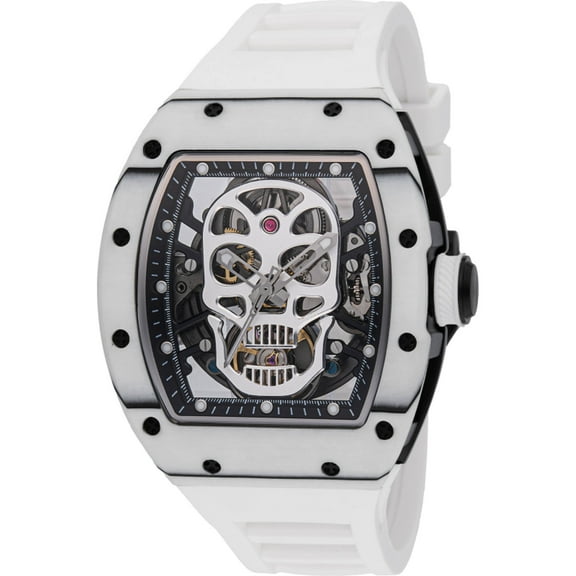 Invicta 49026 Men's S1 Rally Automatic White Rubber Strap Watch