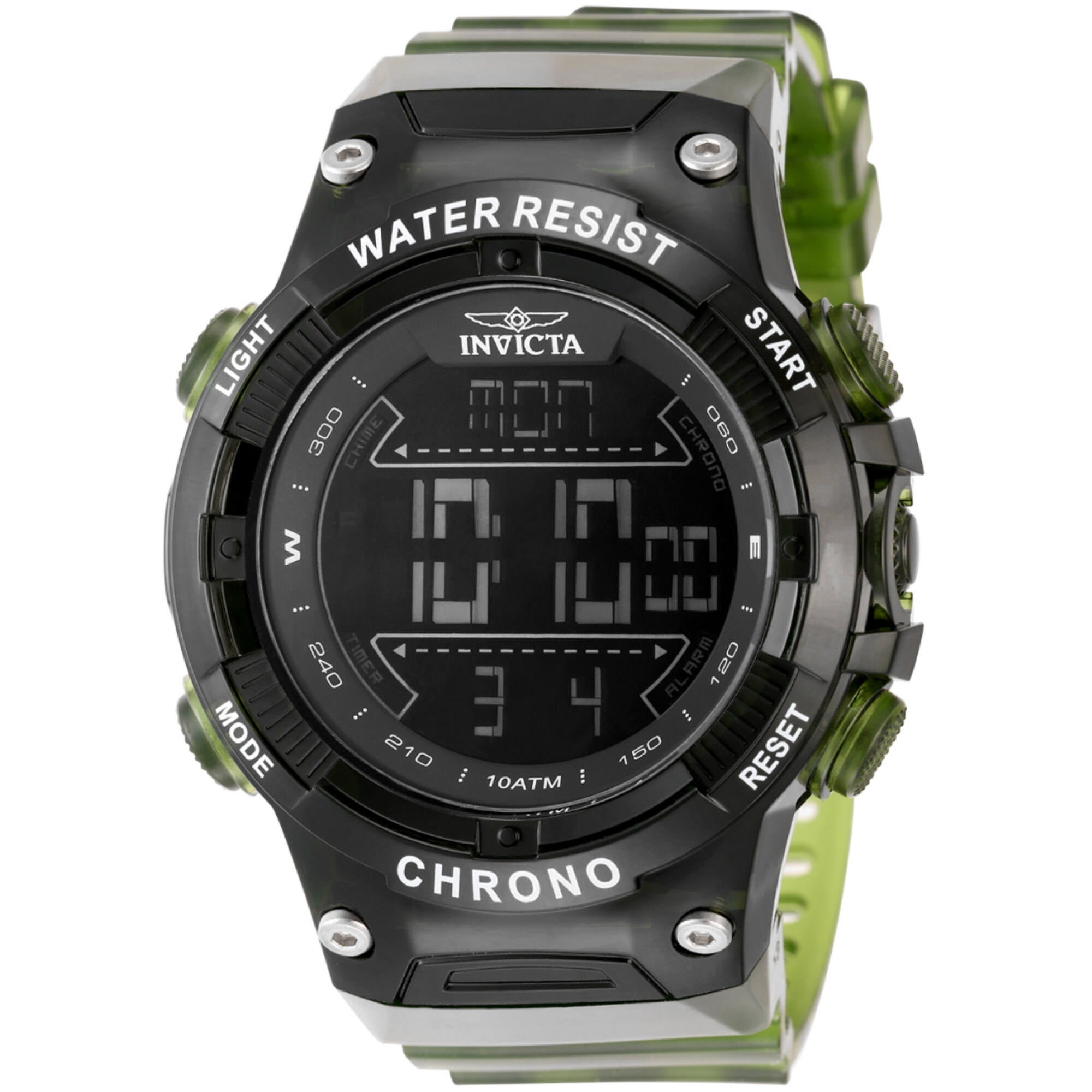 Invicta 49049 Men's Invicta Racing Dark Green Case Digital Watch