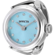 Invicta 49071 Womens Mini Quartz Blue Dial Crystal Ring Watch