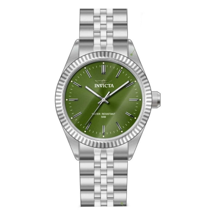 Invicta 49313 Men's Specialty Green Dial Steel Bracelet Watch
