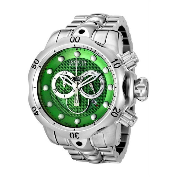 Invicta 6721 Venom Collection Chronograph Green Dial Stainless Steel Watch