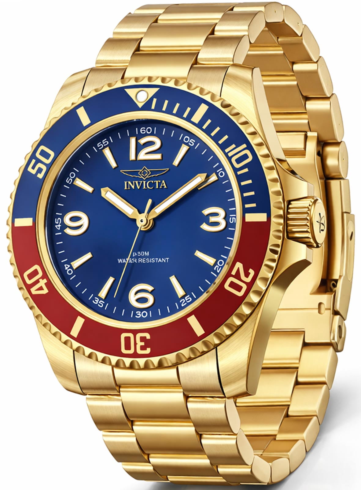 Invicta 69723 Specialty Men's Blue Analog Watch Gold-Tone Bracelet