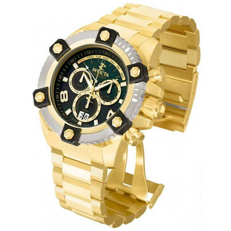 Invicta 80188 Men's Reserve Arsenal Grey Bezel Gold Tone Steel