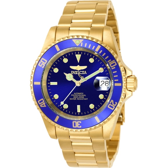 Invicta Men's 8930OB Pro Diver Analog Display Japanese Automatic Gold Watch