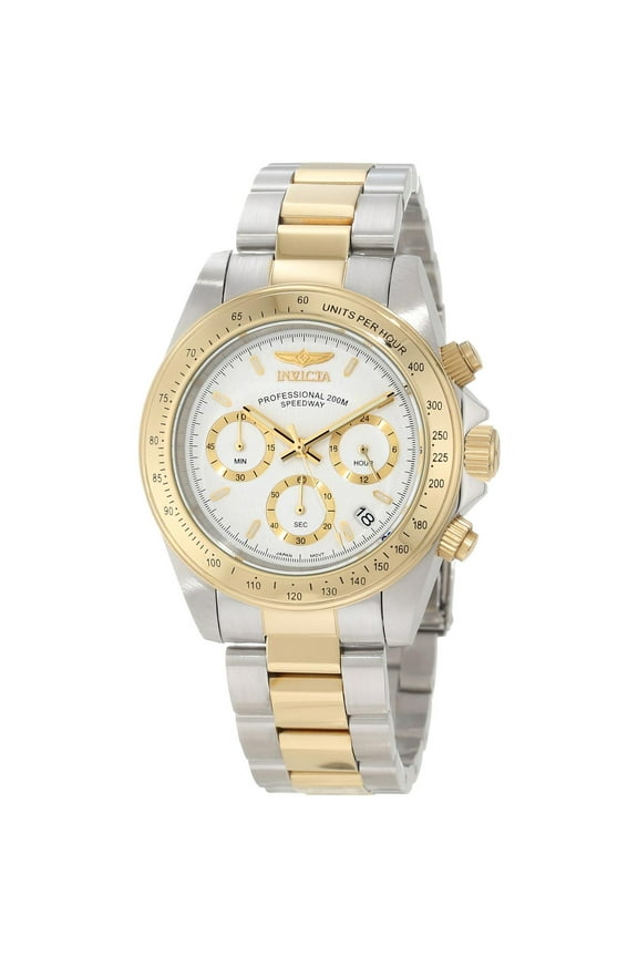 9212 Men's Speedway White Dial Chronograph Watch