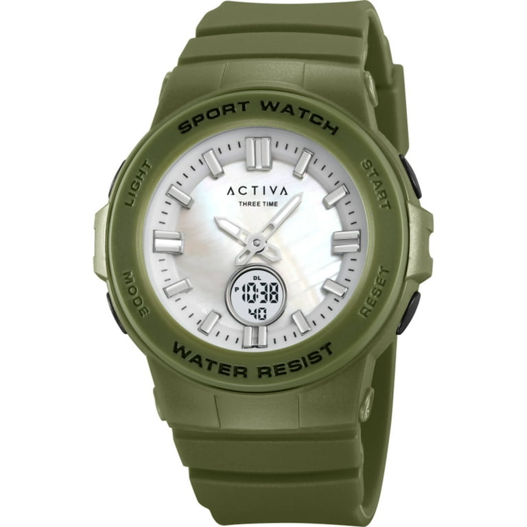 Invicta ACW2125-003 Unisex Activa Army Green Strap Ana-Digi  display picture 3