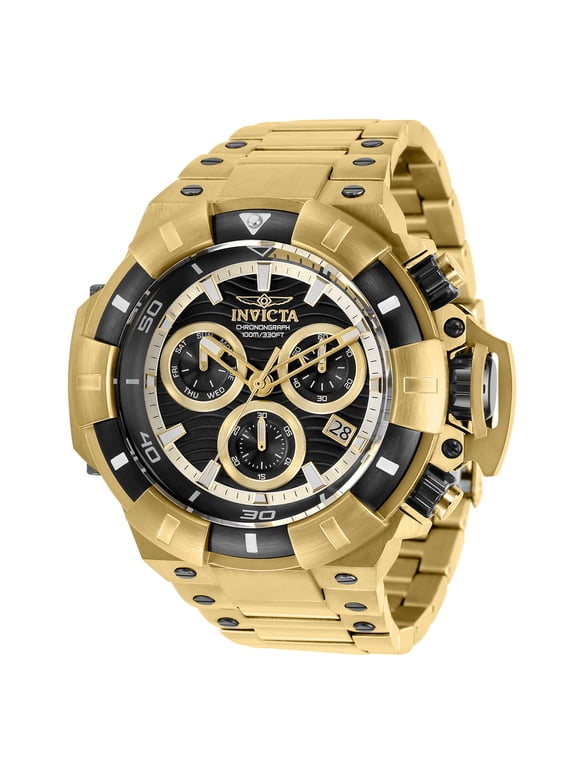 Akula Chronograph Quartz Black Dial Men's Watch 31872