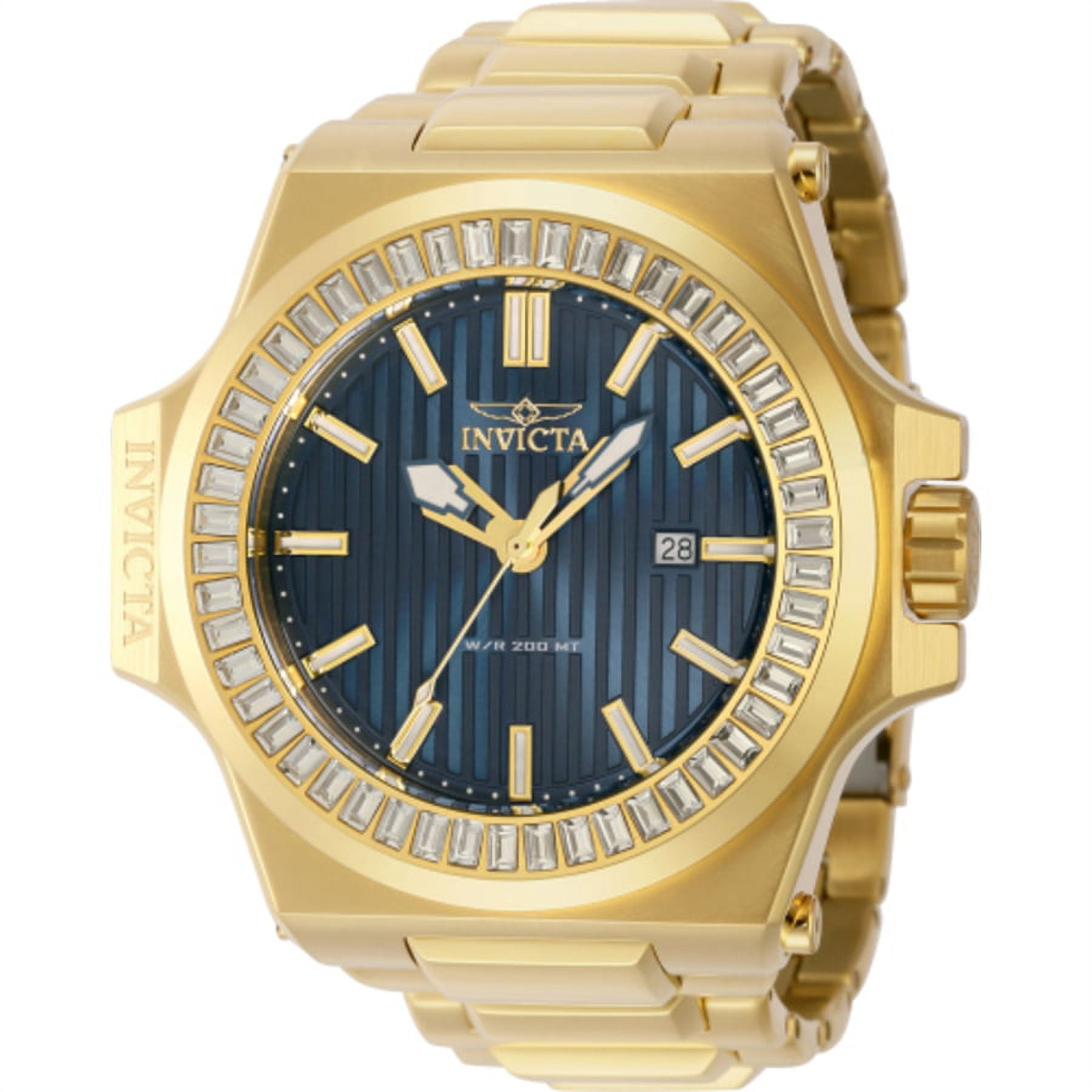 Invicta 43382 Men s Akula Gunmetal Dial Steel Bracelet Watch Walmart
