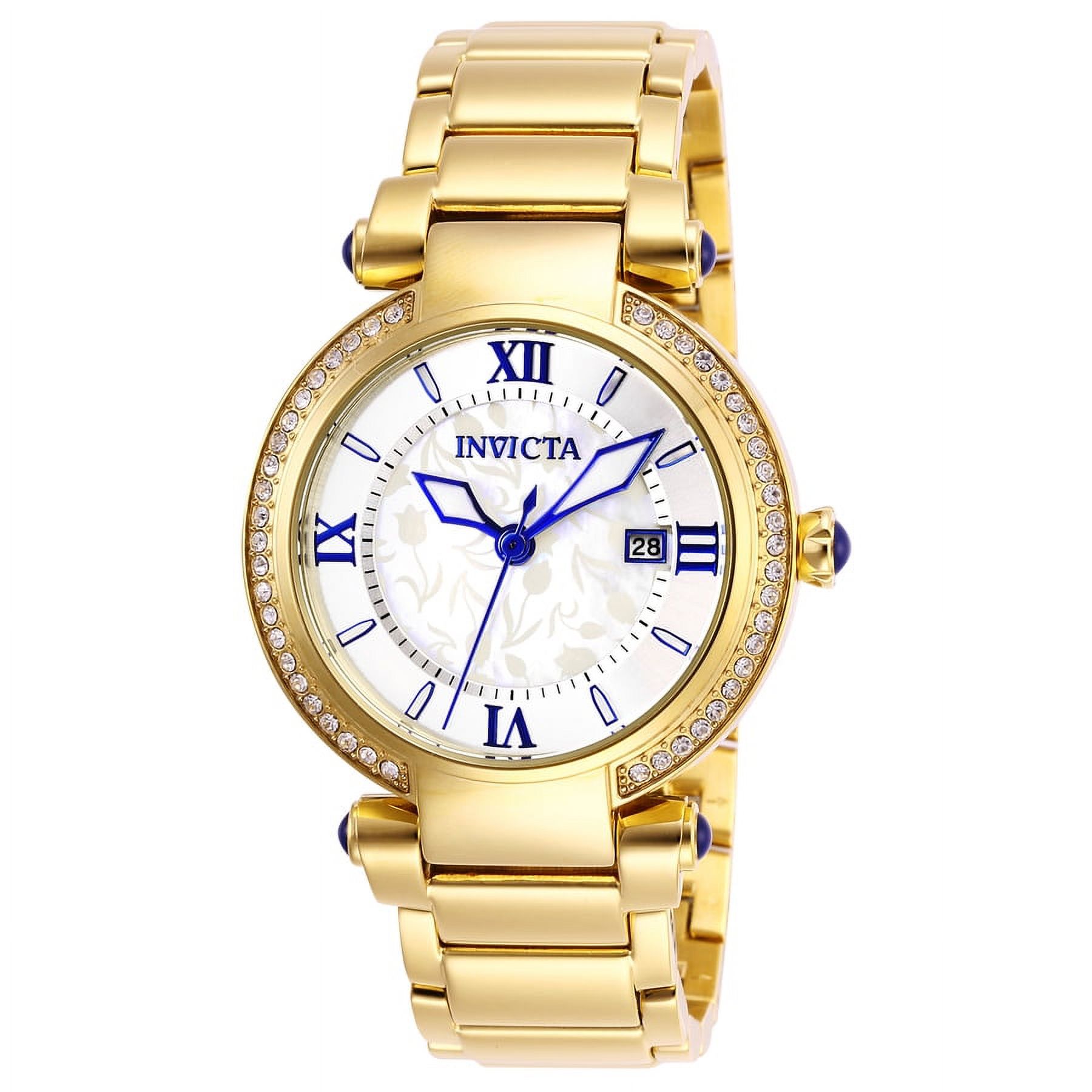 INVICTA Watch 27083 Stainless Steel Quartz Female Gold 