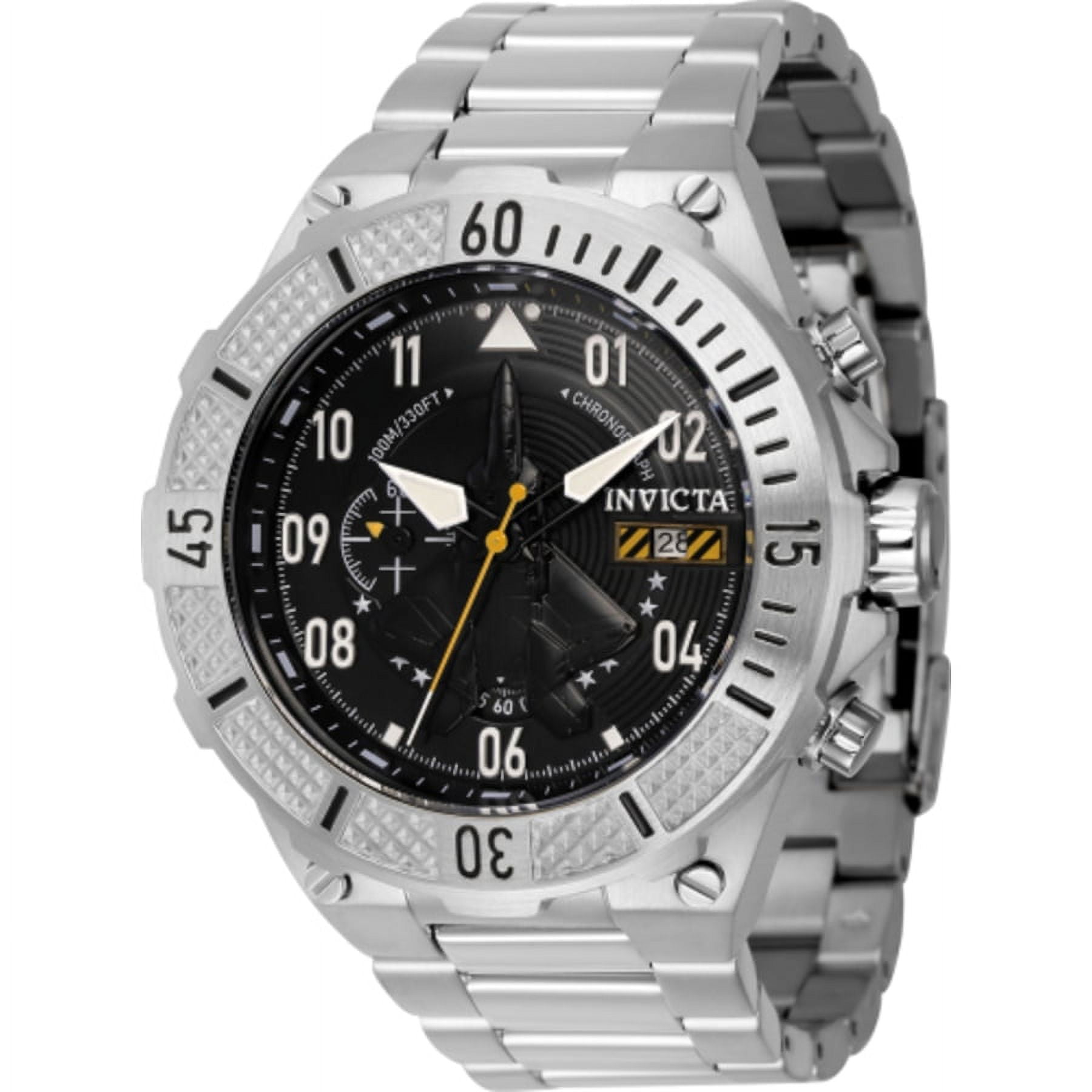 Invicta Aviator Chronograph Quartz Black Dial Men's Watch 39902 ...