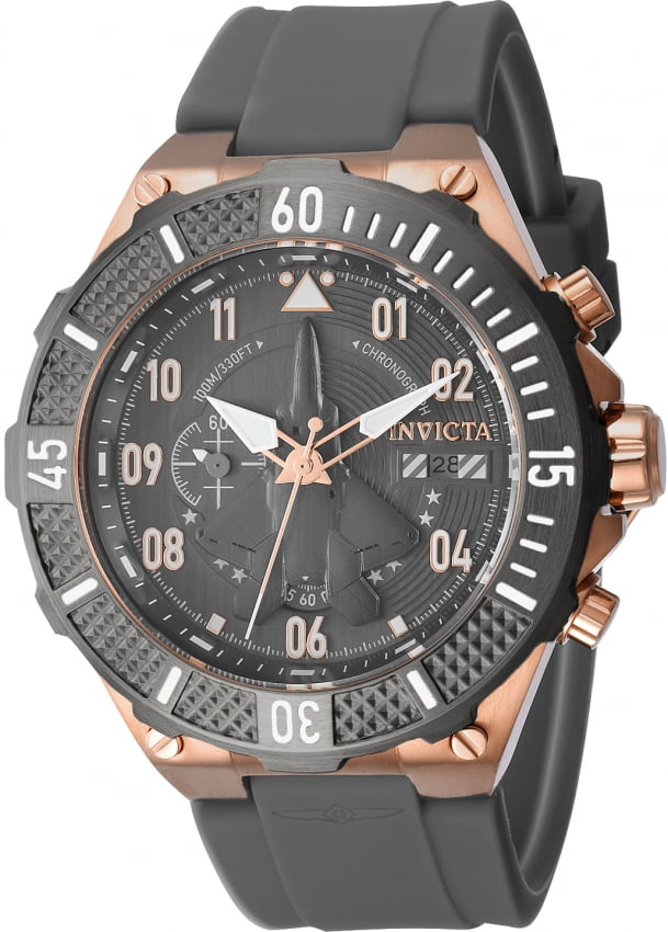Invicta Aviator Chronograph Quartz Grey Dial Men's Watch 39895