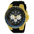 thumbnail image 1 of Invicta Aviator Men 50mm Stainless Steel Gold Black+Blue dial Chronograph Quartz Watch, 1 of 4
