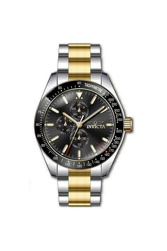 Aviator Quartz Black Dial Men's Watch 38969