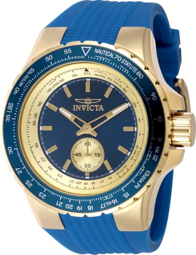Invicta Men's Aviator Blue Dial Watch - 49307