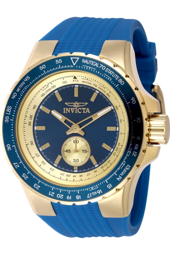 Invicta Men's Aviator Blue Dial Watch - 49307