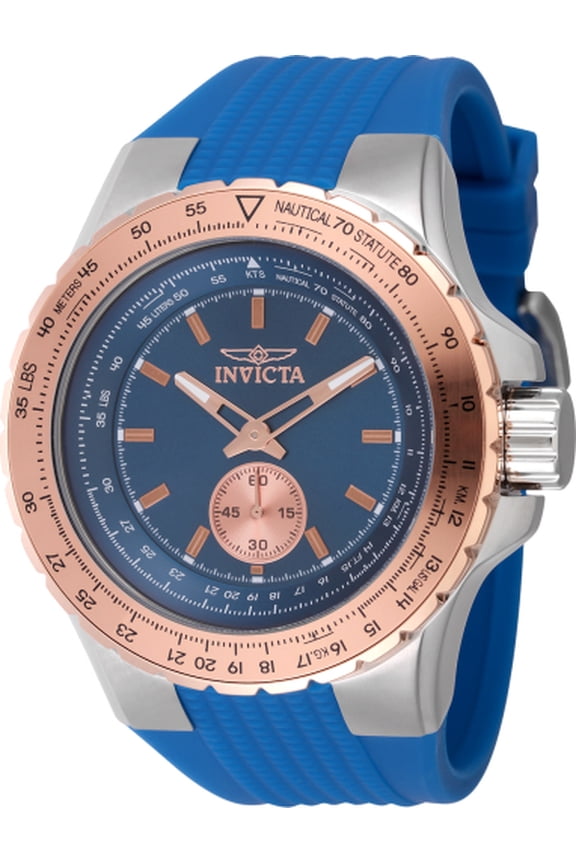 Invicta Men's Aviator Blue Dial Watch - 49309