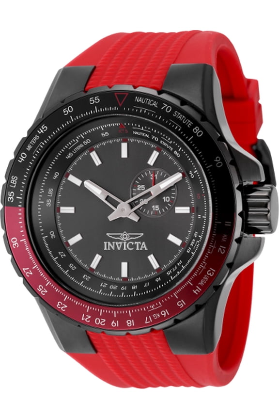 Invicta Men's Aviator Gunmetal Dial Watch - 49724