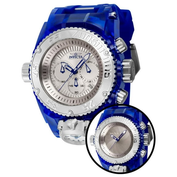 Invicta Bolt Bolt Zeus Magnum Chronograph Quartz Silver Dial Men's Watch 43108