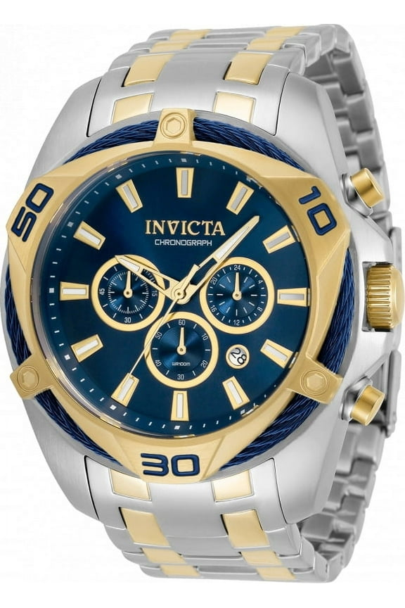 Men's 34125 Bolt Quartz Chronograph Blue Dial Watch