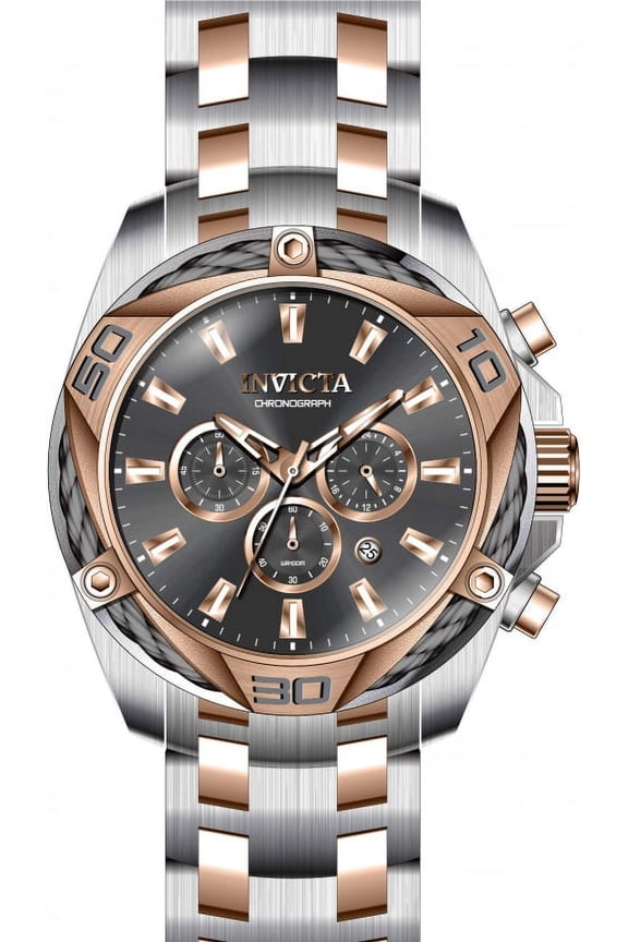 Bolt Chronograph Quartz Grey Dial Men's Watch 34135