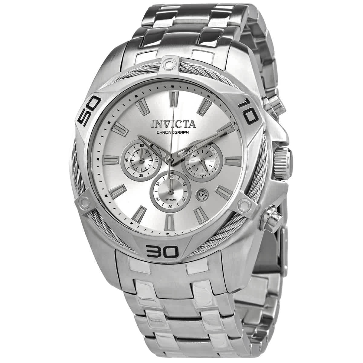 Invicta silver clearance watch