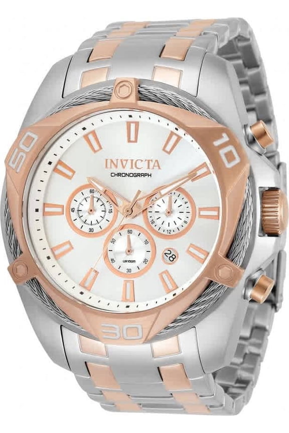 Bolt Chronograph Quartz Silver Dial Men's Watch 34134