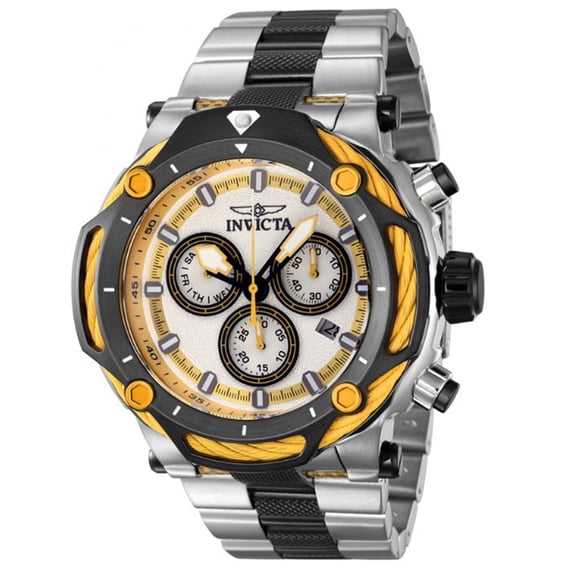Invicta Bolt Chronograph Quartz Silver Dial Men's Watch 42116