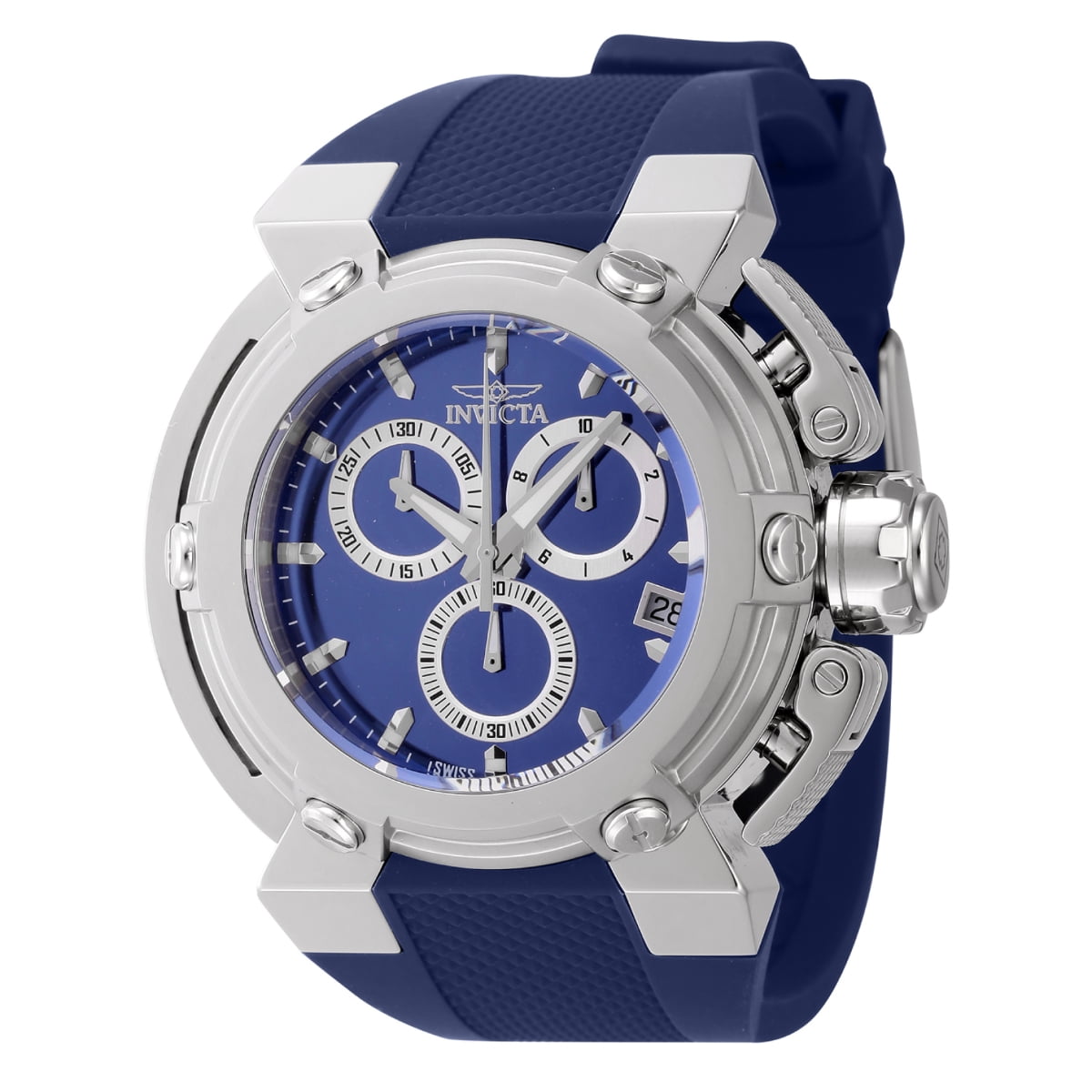Invicta Coalition Forces X Wing Swiss ETA G10.212 Caliber Men s Watch 46mm. Blue 45309 Walmart