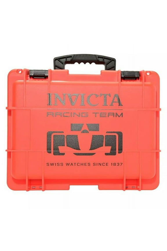 DC8RED 8 Slot Red Plastic Watch Case