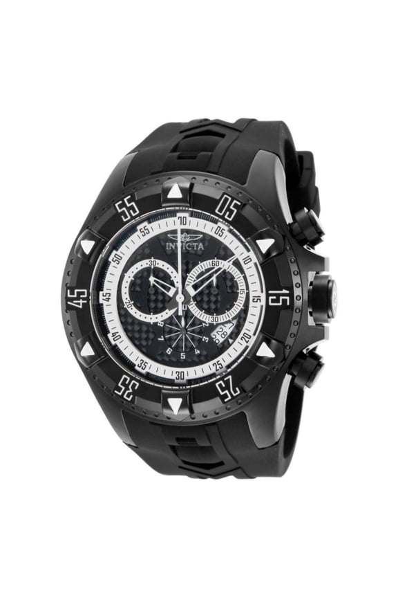 Excursion Men's Quartz Black Silicone Watch 12691
