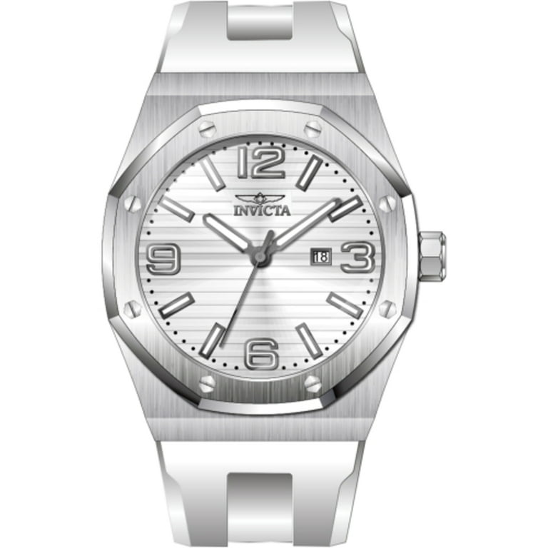 Invicta Huracan Quartz Date Silver Dial Men's Watch 45774